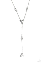 Load image into Gallery viewer, Paparazzi Lavish Lariat - White Necklace
