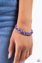 Load image into Gallery viewer, Paparazzi For WOOD Measure - Purple Bracelet
