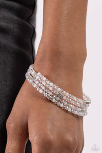 Paparazzi Dreamy Debut - White Bracelet