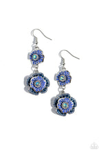 Load image into Gallery viewer, Paparazzi Intricate Impression - Blue Earrings
