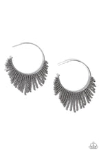 Load image into Gallery viewer, Paparazzi Tailored Tassel - Silver Earrings
