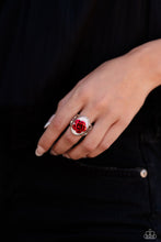Load image into Gallery viewer, Paparazzi ROSE to My Heart - Red Ring
