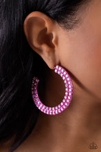 Load image into Gallery viewer, Paparazzi Flawless Fashion - Pink Earrings
