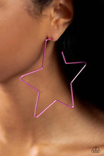 Load image into Gallery viewer, Paparazzi Starstruck Secret - Pink Earrings
