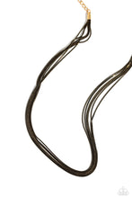 Load image into Gallery viewer, Paparazzi Salvaging Sass - Black Necklace
