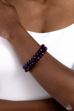 Load image into Gallery viewer, Paparazzi Seriously Stellar - Purple Bracelet
