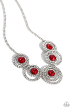 Load image into Gallery viewer, Paparazzi Dramatic Darling - Red Necklace

