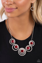 Load image into Gallery viewer, Paparazzi Dramatic Darling - Red Necklace
