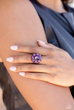 Load image into Gallery viewer, Paparazzi Glistening Grit - Purple Ring
