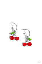 Load image into Gallery viewer, Paparazzi Cherry Caliber - Red Earrings
