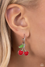 Load image into Gallery viewer, Paparazzi Cherry Caliber - Red Earrings
