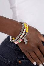 Load image into Gallery viewer, Paparazzi Peaceful Potential - Yellow Bracelet
