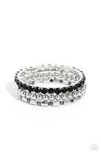 Load image into Gallery viewer, Paparazzi Monochromatic Maverick - Black Bracelet
