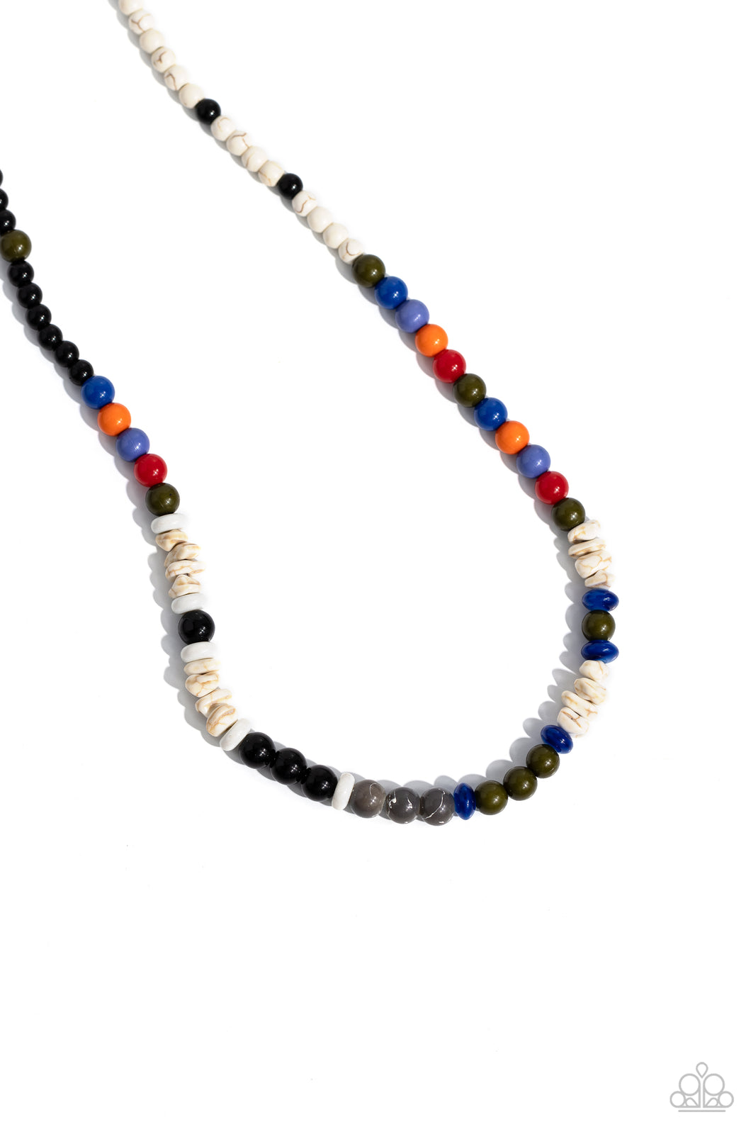 Paparazzi Beaded Bravery - Multi Necklace