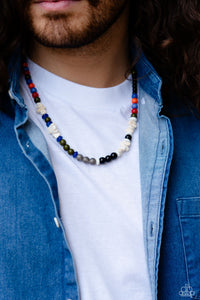 Paparazzi Beaded Bravery - Multi Necklace