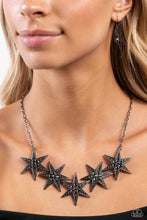 Load image into Gallery viewer, Paparazzi Rockstar Ready - Black Necklace
