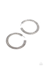 Load image into Gallery viewer, Paparazzi cintillating Sass - White Earrings

