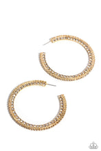 Load image into Gallery viewer, Paparazzi Scintillating Sass - Gold Earrings
