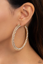 Load image into Gallery viewer, Paparazzi Scintillating Sass - Gold Earrings
