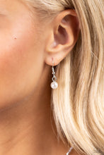 Load image into Gallery viewer, Paparazzi White Collar Whimsy - Silver Necklace
