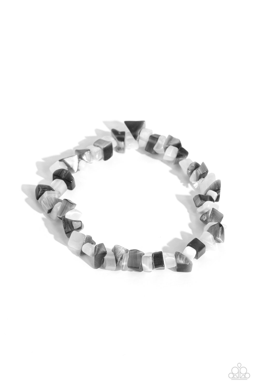 Paparazzi Chiseled Cameo - Silver Bracelet