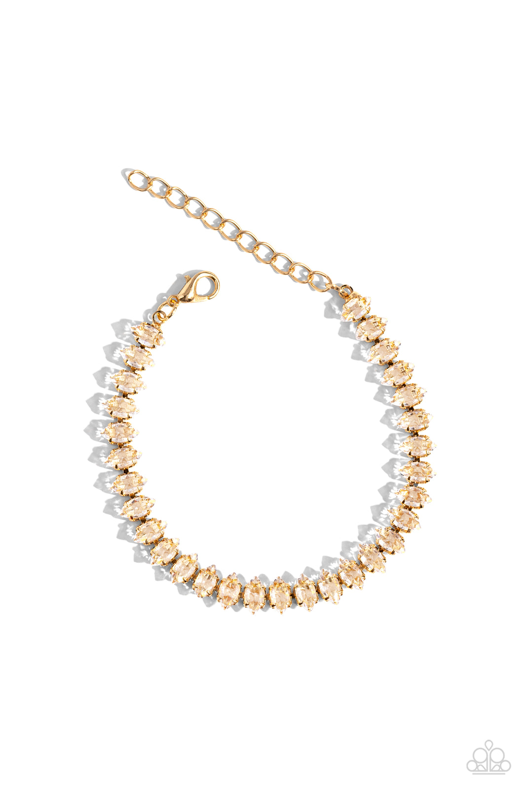 Paparazzi Marquise Masterpiece - Gold Bracelet