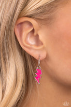 Load image into Gallery viewer, Paparazzi Lightning Limit - Pink Earrings
