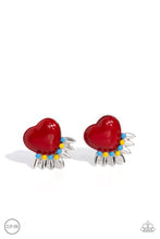 Load image into Gallery viewer, Paparazzi Spring Story - Red Earrings
