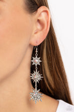 Load image into Gallery viewer, Paparazzi Stellar Series - White Earrings
