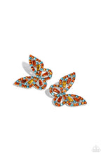 Load image into Gallery viewer, Paparazzi Tilted Takeoff - Orange Earrings
