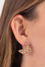 Load image into Gallery viewer, Paparazzi Tilted Takeoff - Orange Earrings
