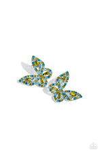 Load image into Gallery viewer, Paparazzi Tilted Takeoff - Green Earrings
