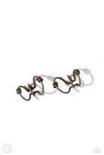 Load image into Gallery viewer, Paparazzi Mobile Maven - Brass Earrings
