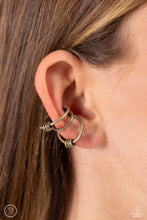 Load image into Gallery viewer, Paparazzi Mobile Maven - Brass Earrings

