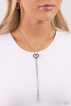 Load image into Gallery viewer, Paparazzi Tempting Tassel - Black Necklace
