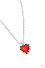 Load image into Gallery viewer, Paparazzi Romantic Ragtime - Red Necklace
