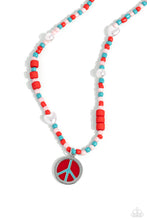 Load image into Gallery viewer, Paparazzi Pearly Possession - Red Necklace
