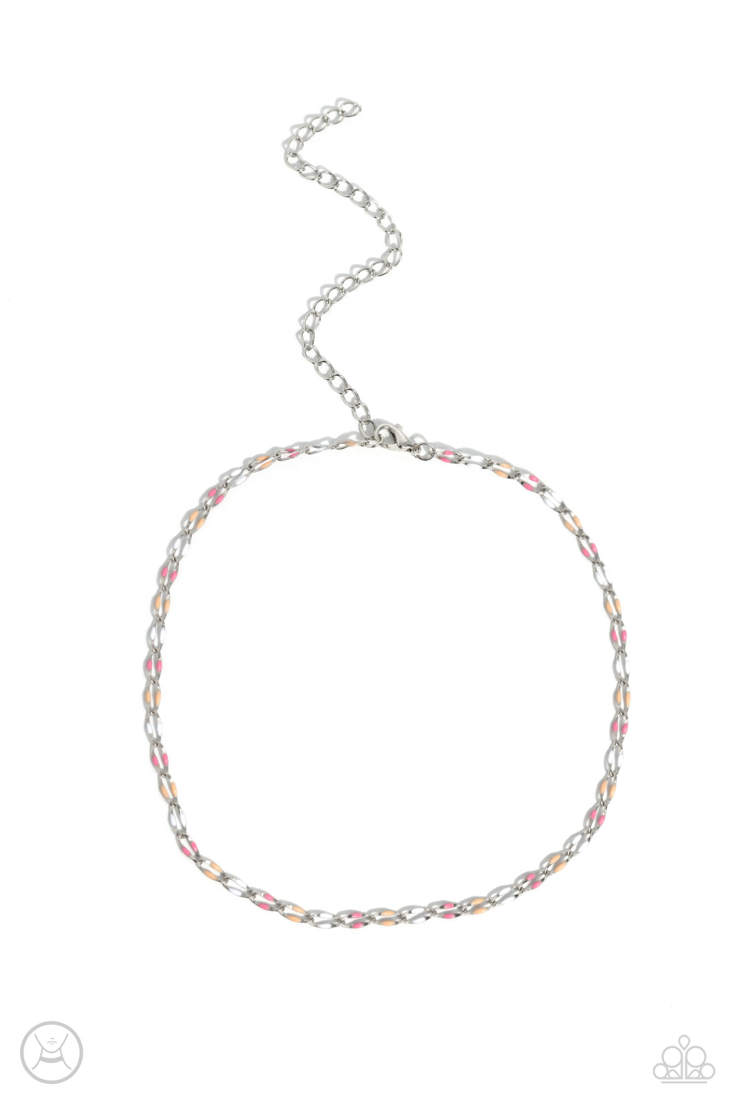 Paparazzi Admirable Accents - Pink Necklace