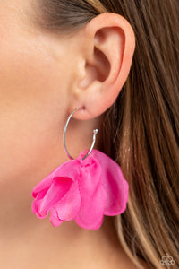 Paparazzi Chiffon Class - Pink Earrings