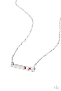 Paparazzi XOXO Season - Red Necklace