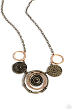 Load image into Gallery viewer, Paparazzi Mysterious Masterpiece - Brass Necklace
