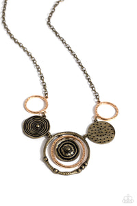 Paparazzi Mysterious Masterpiece - Brass Necklace