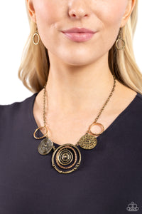 Paparazzi Mysterious Masterpiece - Brass Necklace