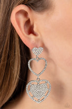 Load image into Gallery viewer, Paparazzi Couples Celebration - White Earrings
