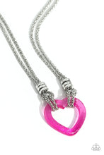 Load image into Gallery viewer, Paparazzi Lead with Your Heart - Pink Necklace
