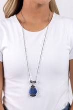 Load image into Gallery viewer, Paparazzi Hypnotic Headliner - Blue Necklace
