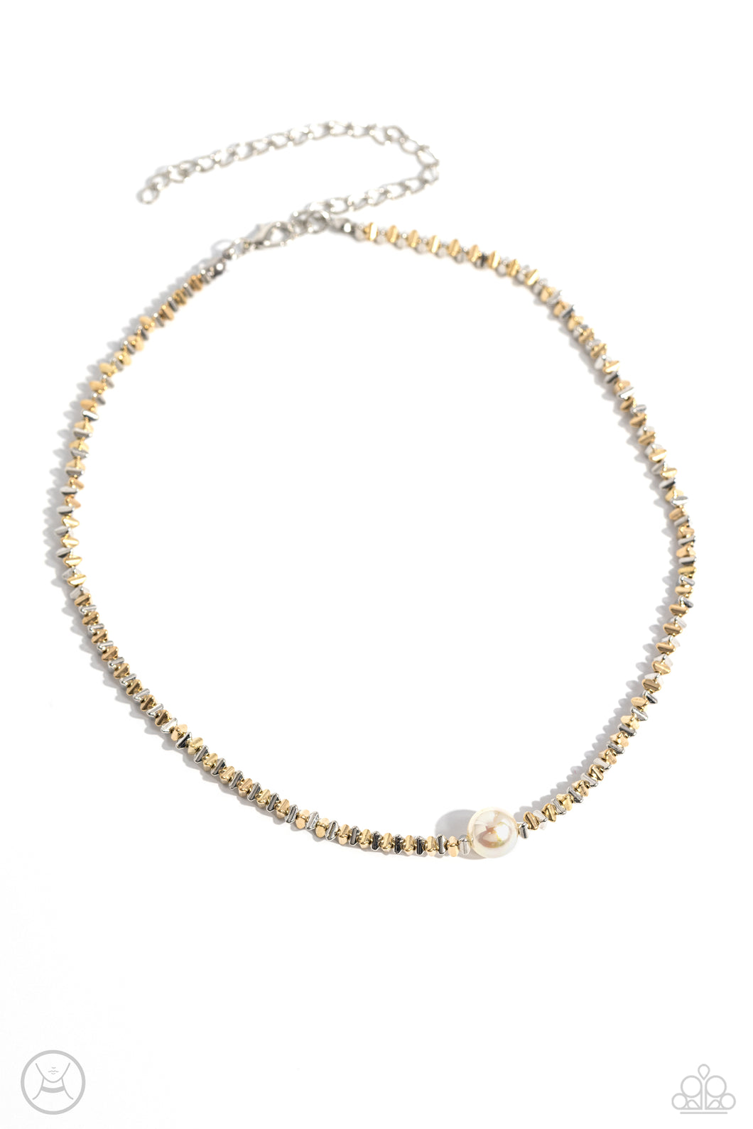 Paparazzi Tasteful Triangles - Multi Necklace