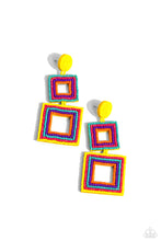 Load image into Gallery viewer, Paparazzi Seize the Squares - Multi Earrings
