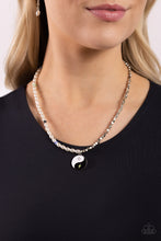 Load image into Gallery viewer, Paparazzi Youthful Yin and Yang - Black Necklace
