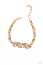 Load image into Gallery viewer, Paparazzi Faithful Finish - Gold Bracelet
